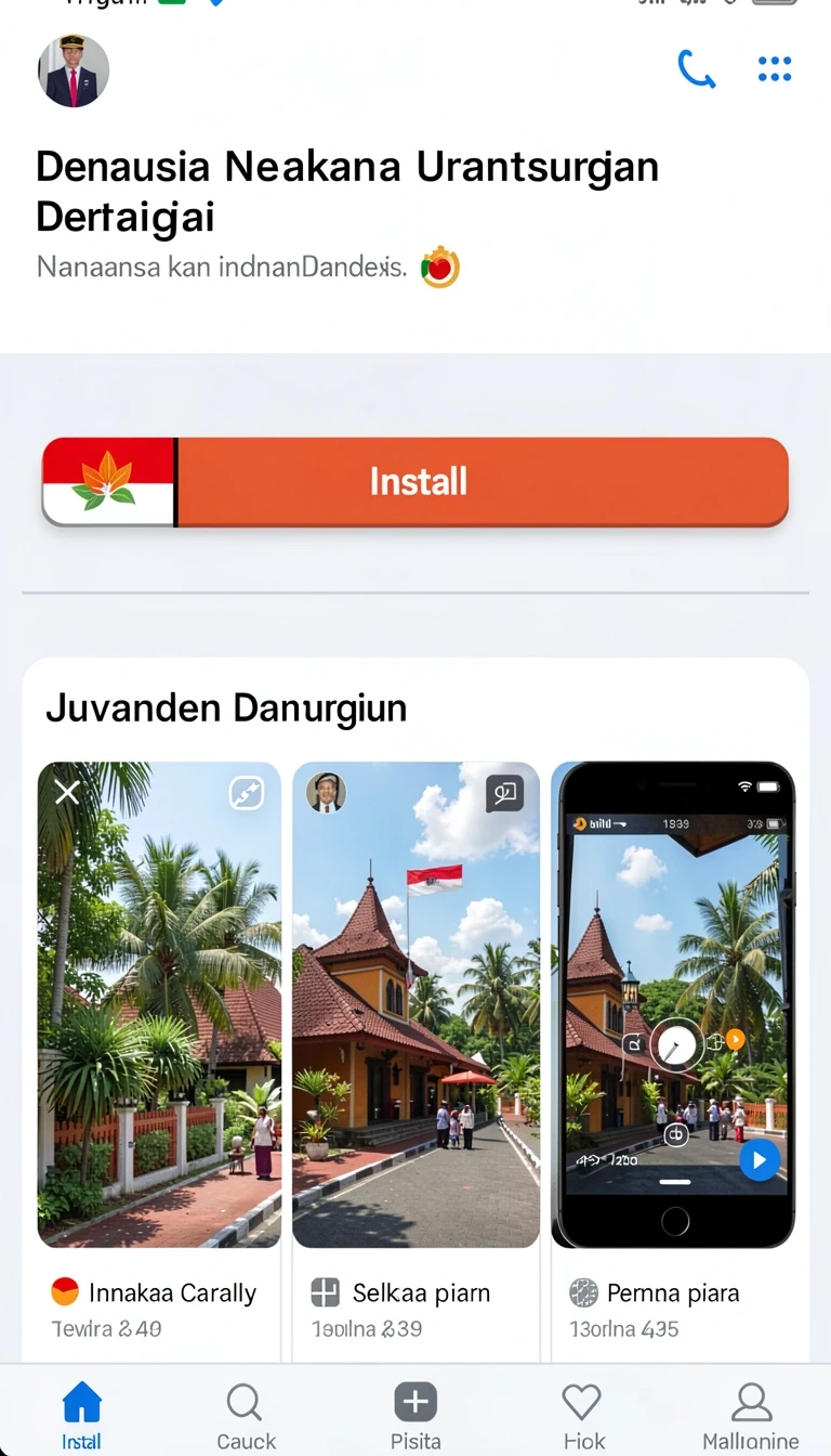 Galeri pratinjau visual jptoto88 build APK resmi terbaru